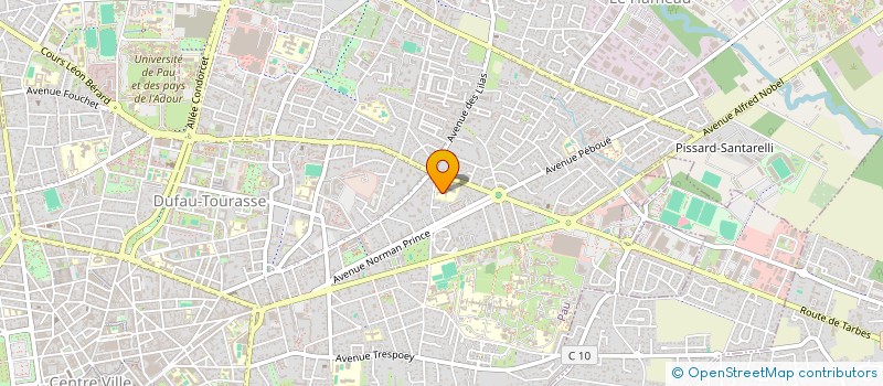 localisation de l'entreprise ASSOCIATION SPORTIVE LAPUYADE à PAU