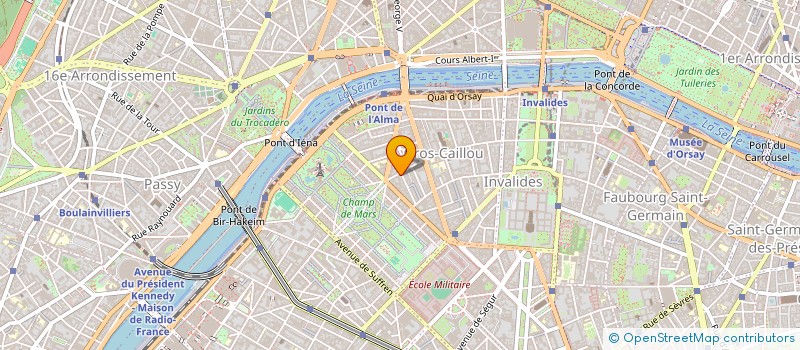 localisation de l'entreprise ASSOCIATION SPORTIVE LE COQ MUSCLE  PARIS