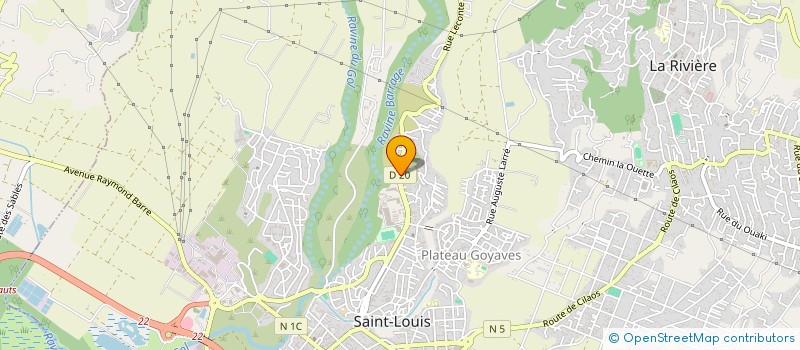 localisation de l'entreprise ASSOCIATION SPORTIVE LECONTE DE LISLE à SAINT-LOUIS