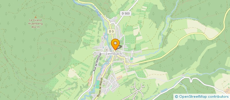 localisation de l'entreprise ASSOCIATION SPORTIVE LEMBACH à LEMBACH