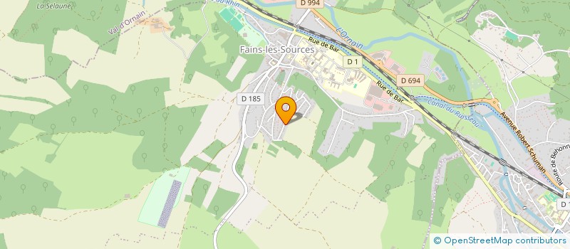 localisation de l'entreprise ASSOCIATION SPORTIVE LES BAR'BOTEURS à FAINS-VEEL
