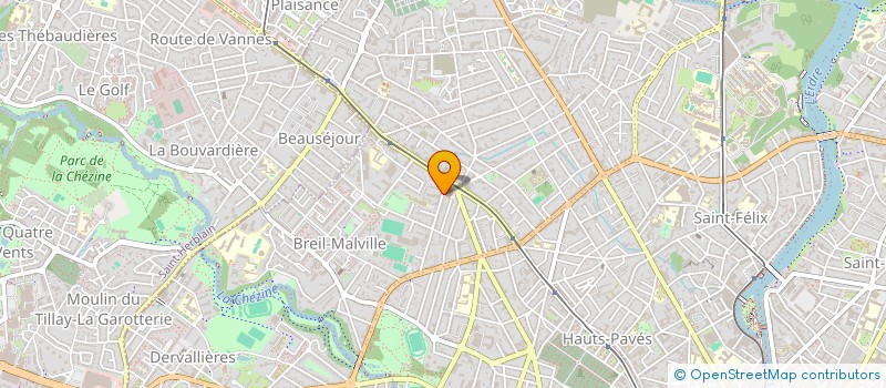 localisation de l'entreprise ASSOCIATION SPORTIVE LES COLIBRIS à NANTES