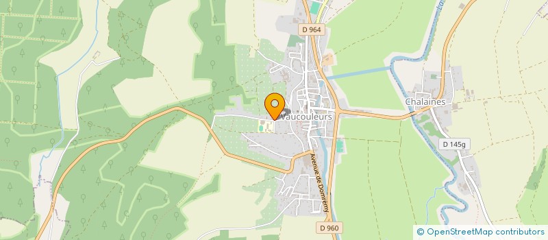 localisation de l'entreprise ASSOCIATION SPORTIVE LES CUVELLES DE VAUCOULEURS  VAUCOULEURS