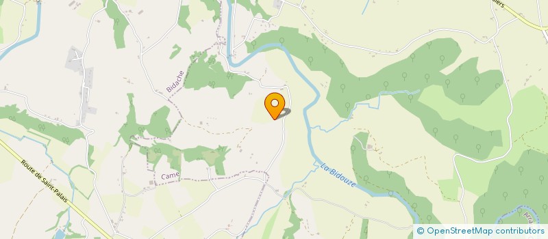 localisation de l'entreprise ASSOCIATION SPORTIVE LES FAONS  BIDACHE