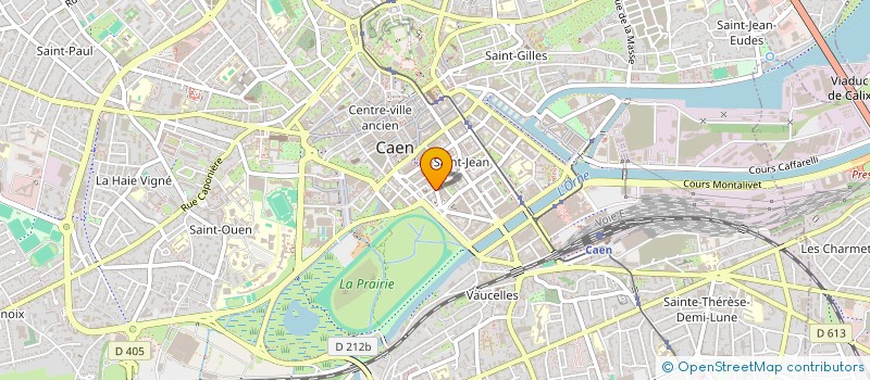localisation de l'entreprise ASSOCIATION SPORTIVE LES JACOBINS - ASLJ à CAEN