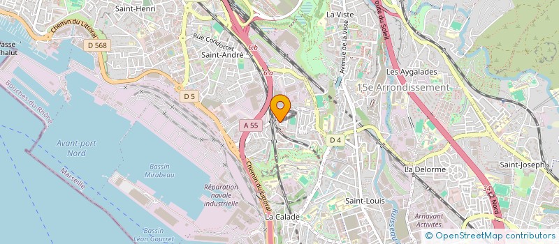localisation de l'entreprise ASSOCIATION SPORTIVE LOISIRS 13 à MARSEILLE
