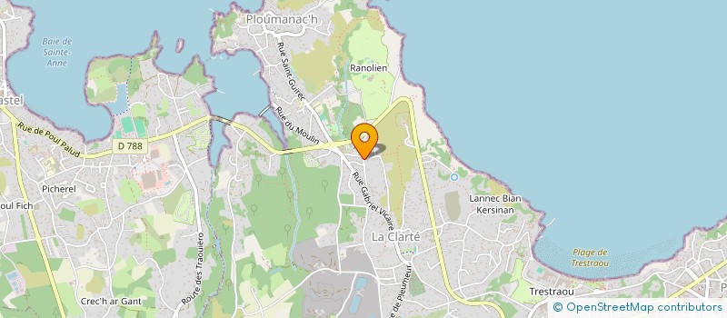 localisation de l'entreprise ASSOCIATION SPORTIVE LOUANNEC SPORTS  LOUANNEC