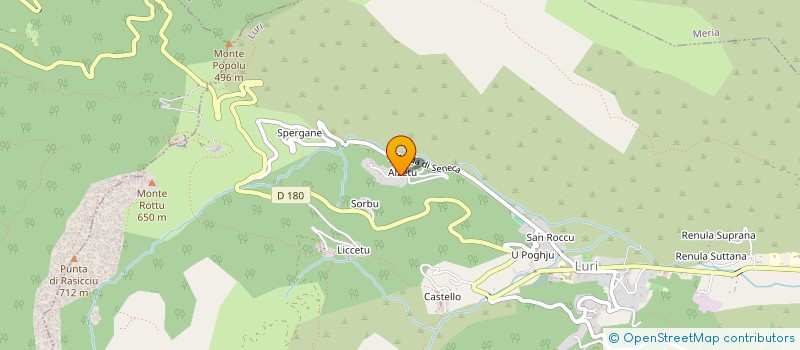localisation de l'entreprise ASSOCIATION SPORTIVE LURI FIT à LURI
