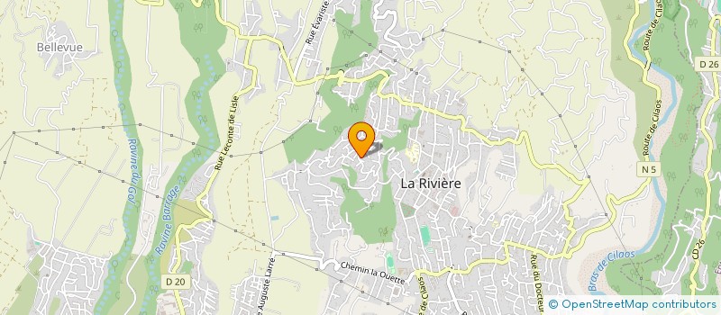 localisation de l'entreprise ASSOCIATION SPORTIVE LUTTE SAINT MICHEL SAINT DENIS  SAINT-LOUIS