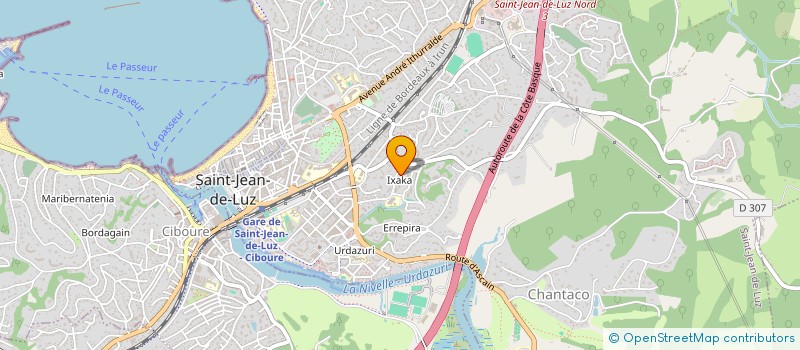 localisation de l'entreprise ASSOCIATION SPORTIVE LUZIENNE à SAINT-JEAN-DE-LUZ