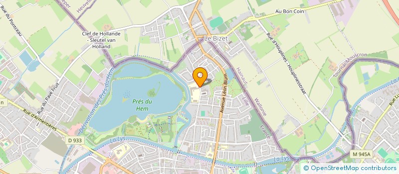 localisation de l'entreprise ASSOCIATION SPORTIVE LYCEE 1 à ARMENTIERES