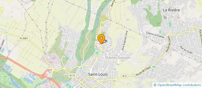 localisation de l'entreprise ASSOCIATION SPORTIVE LYCEE A.ROUSSIN à SAINT-LOUIS