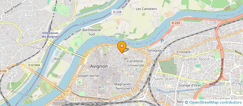 localisation de l'entreprise ASSOCIATION SPORTIVE LYCEE AUBANEL à AVIGNON
