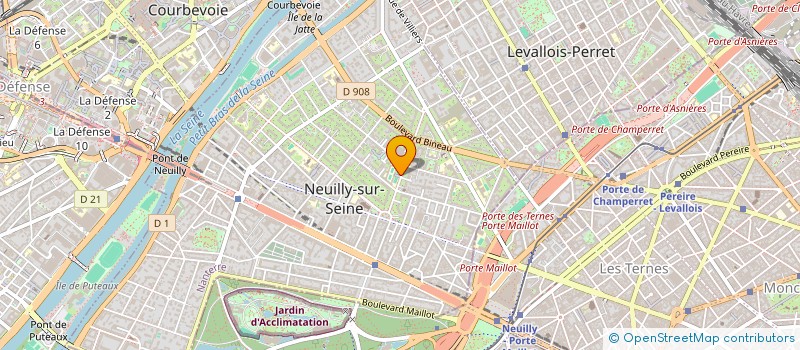 localisation de l'entreprise ASSOCIATION SPORTIVE LYCEE PASTEUR  NEUILLY-SUR-SEINE