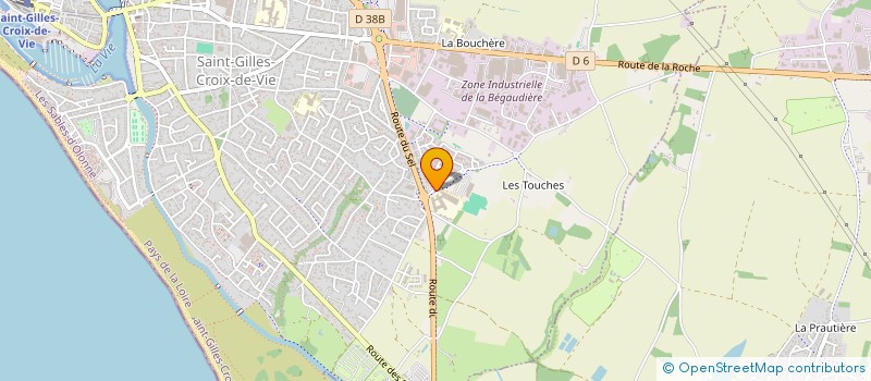 localisation de l'entreprise ASSOCIATION SPORTIVE LYCEE PUBLIC POLYVALENT DU PAYS DE SAINT GILLES à SAINT-GILLES-CROIX-DE-VIE