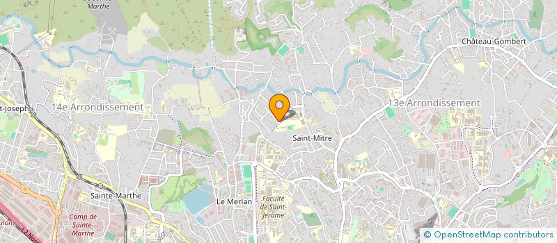 localisation de l'entreprise ASSOCIATION SPORTIVE LYCEE SAINT MITRE  MARSEILLE