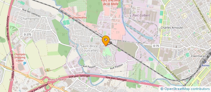 localisation de l'entreprise ASSOCIATION SPORTIVE LYONNAISE DE SAINT-BRICE-COURCELLES  SAINT-BRICE-COURCELLES