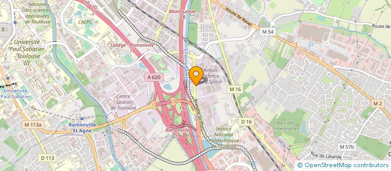 localisation de l'entreprise ASSOCIATION SPORTIVE MATRA TOULOUSE à TOULOUSE