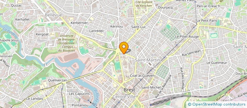 localisation de l'entreprise ASSOCIATION SPORTIVE METROPOLITAINE BRESTOISE à BREST