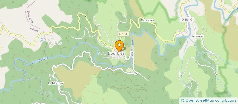 localisation de l'entreprise ASSOCIATION SPORTIVE MONT AIGOUAL  TREVES