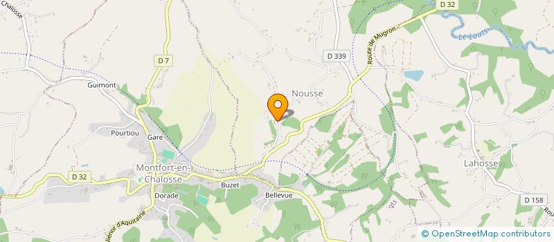 localisation de l'entreprise ASSOCIATION SPORTIVE MONTFORTOISE SECTION GYMNASTIQUE VOLONTAIRE  MONTFORT-EN-CHALOSSE