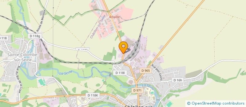 localisation de l'entreprise ASSOCIATION SPORTIVE MOTOCROSS LB 449 MX  CHATILLON-SUR-SEINE