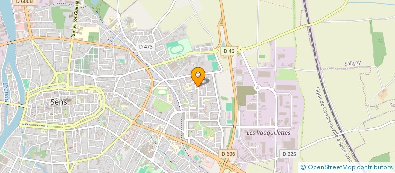 localisation de l'entreprise ASSOCIATION SPORTIVE NDJA ANKASPORT4  SENS