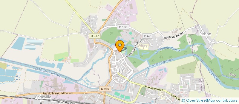 localisation de l'entreprise ASSOCIATION SPORTIVE NOTRE DAME à HAM