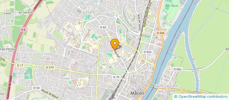 localisation de l'entreprise ASSOCIATION SPORTIVE NOTRE-DAME à MACON