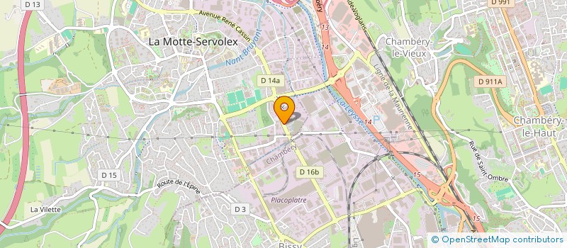 localisation de l'entreprise ASSOCIATION SPORTIVE NOUVEAU COLLEGE MOTTE SERVOLEX  LA MOTTE-SERVOLEX