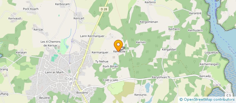 localisation de l'entreprise ASSOCIATION SPORTIVE OBJECTIF ATHENES  CRACH