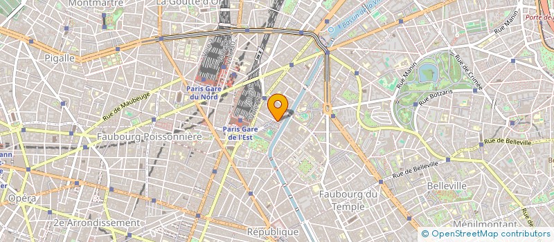 localisation de l'entreprise ASSOCIATION SPORTIVE OLYMPIQUE DU 10EME ARRONDISSEMENT  PARIS