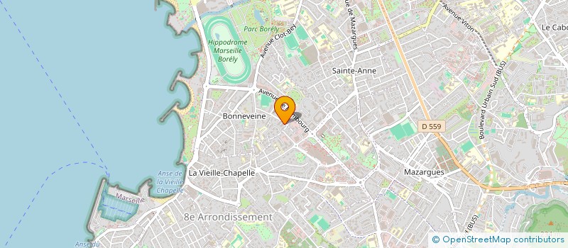 localisation de l'entreprise ASSOCIATION SPORTIVE ONET à MARSEILLE 9EME