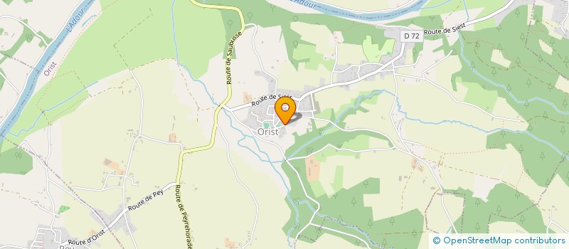 localisation de l'entreprise ASSOCIATION SPORTIVE ORISTOISE  ORIST