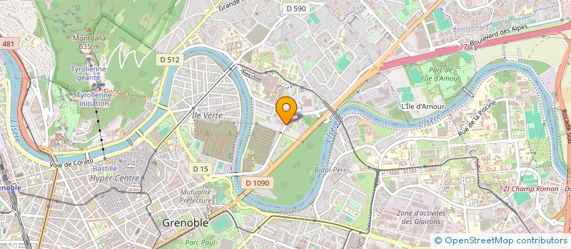 localisation de l'entreprise ASSOCIATION SPORTIVE ORTF à LA TRONCHE