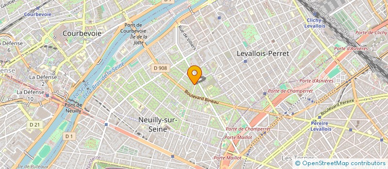 localisation de l'entreprise ASSOCIATION SPORTIVE OTTEN à NEUILLY-SUR-SEINE