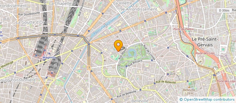 localisation de l'entreprise ASSOCIATION SPORTIVE PAILLERON  PARIS