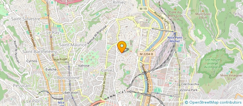 localisation de l'entreprise ASSOCIATION SPORTIVE PAULIANI à NICE
