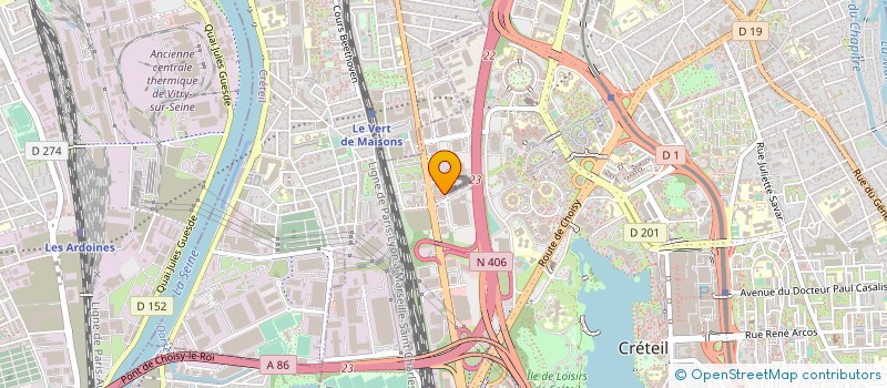 localisation de l'entreprise ASSOCIATION SPORTIVE PETIT PRE CRETEIL  CRETEIL