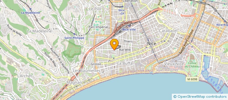 localisation de l'entreprise ASSOCIATION SPORTIVE PHARAON DE DOUME  NICE