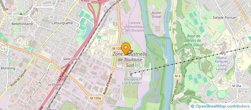 localisation de l'entreprise ASSOCIATION SPORTIVE PIERRE FABRE-TOULOUSE (ASPF-TOULOUSE) à TOULOUSE