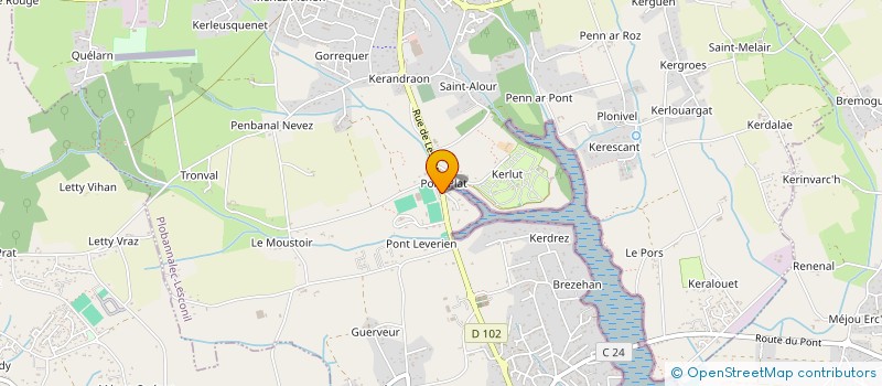 localisation de l'entreprise ASSOCIATION SPORTIVE PLOBANNALEC-LESCONIL - SECTION FOOT  PLOBANNALEC-LESCONIL