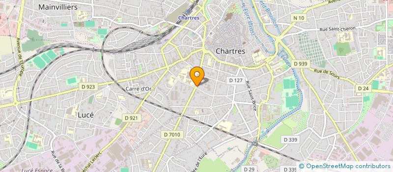 localisation de l'entreprise ASSOCIATION SPORTIVE POLICE CHARTRES à CHARTRES