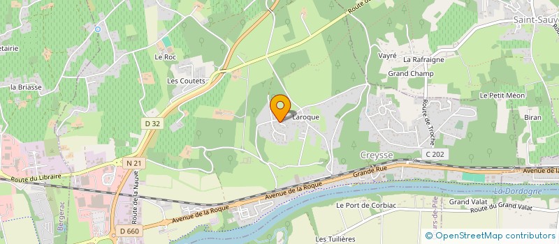 localisation de l'entreprise ASSOCIATION SPORTIVE POLICE DU COMMISSARIAT DE BERGERAC à BERGERAC