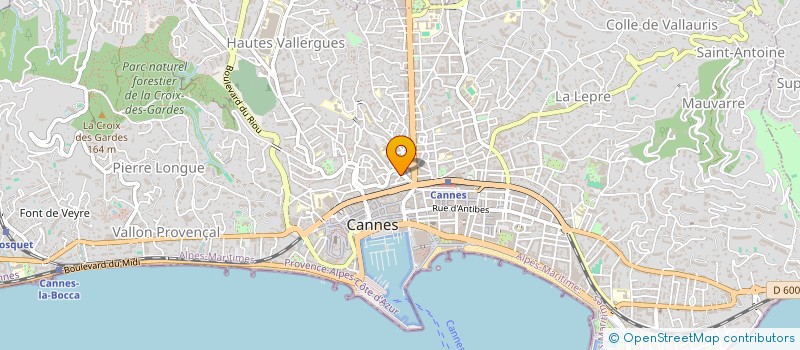 localisation de l'entreprise ASSOCIATION SPORTIVE POLICE NATIONALE DE CANNES  CANNES