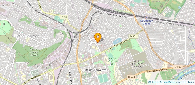 localisation de l'entreprise ASSOCIATION SPORTIVE POMMIER à NEUILLY-SUR-MARNE