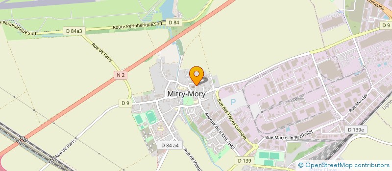localisation de l'entreprise ASSOCIATION SPORTIVE PORTUGAISE DE L OURCQ DE MITRY à MITRY-MORY