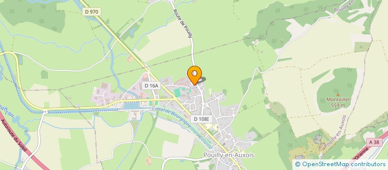 localisation de l'entreprise ASSOCIATION SPORTIVE POUILLY BASKET  POUILLY-EN-AUXOIS