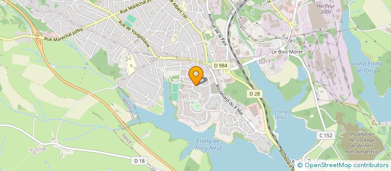 localisation de l'entreprise ASSOCIATION SPORTIVE POUR LA JEUNESSE TORCEENNE à TORCY