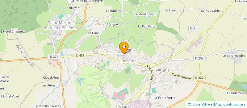 localisation de l'entreprise ASSOCIATION SPORTIVE POUR LA SANTE (ASPS) LE PERCHE ACTIF à BELLEME